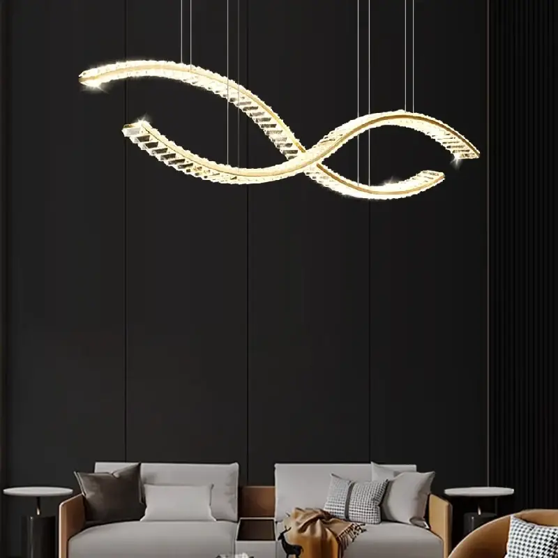 Offre Exclusive Elegant crystal chandelier for suspended lighting