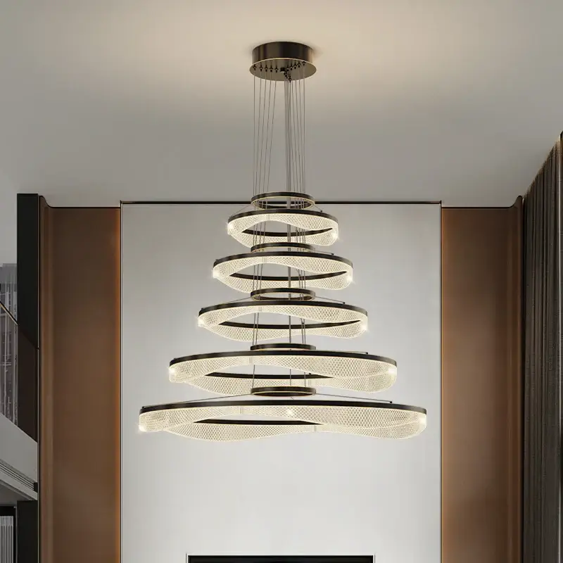 Prix Réduit Modern acrylic led pendant chandelier