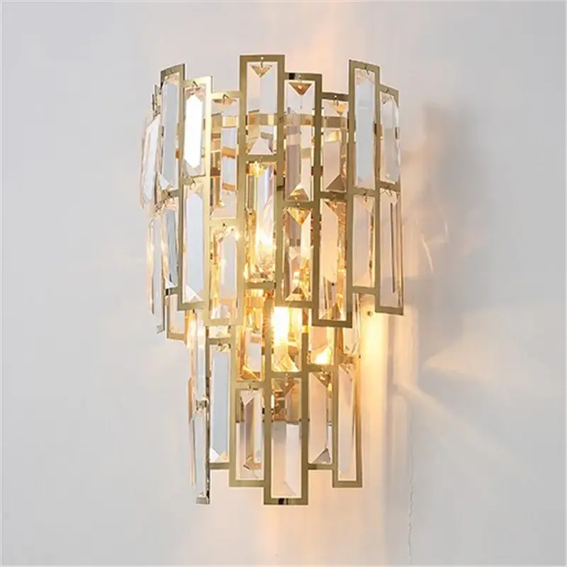 Solde Modern crystal wall light for elegant interior decor