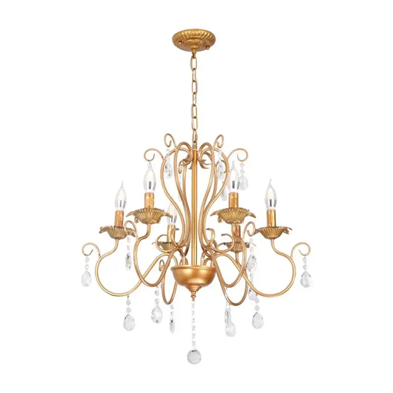 Soldes Retro industrial wrought iron chandelier for bar or restaurant