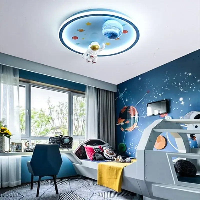 Modern led astronaut ceiling light decorative for children Affaire À Saisir