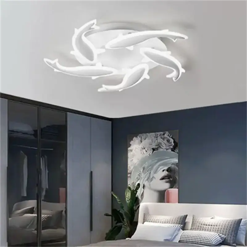 Commander Maintenant Modern led ceiling light in metal and acrylic for indoor use