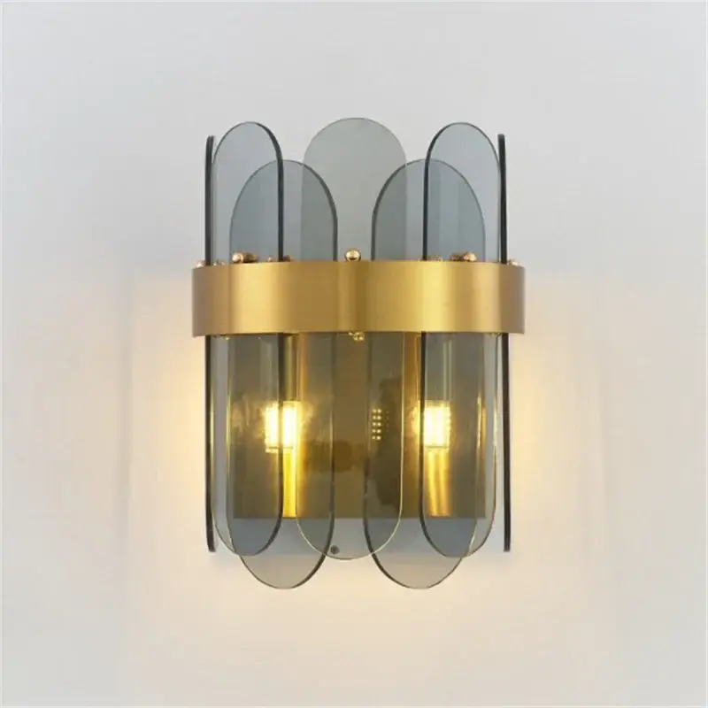 Meilleur Prix Nordic led wall light with creative modern glass design