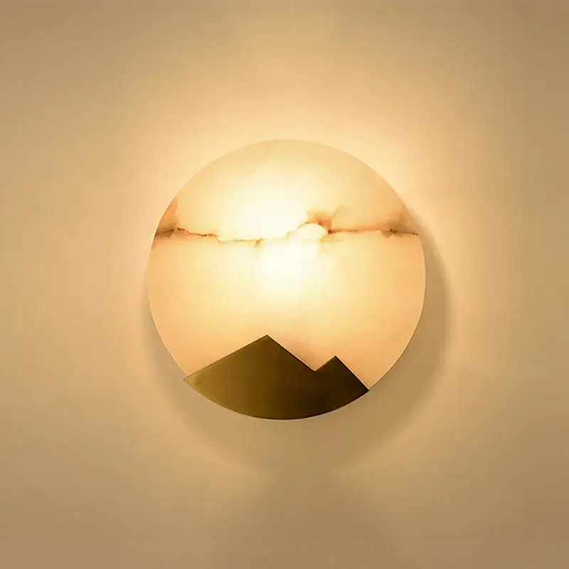 Minimalist marble led wall light for elegant interiors Promotion