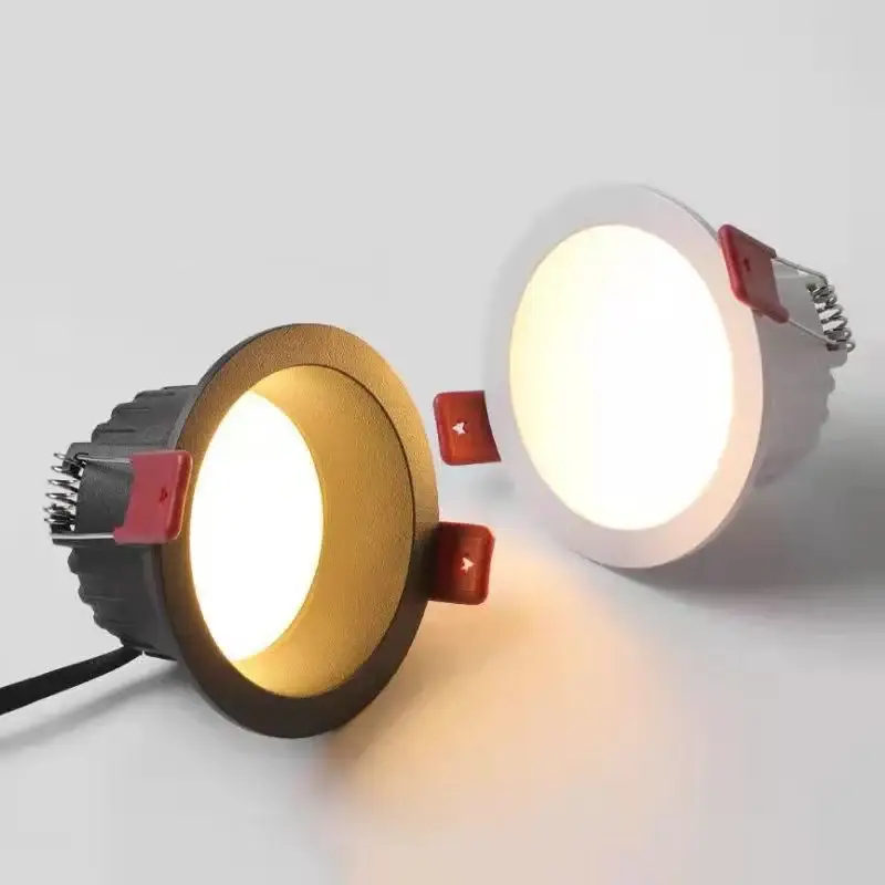 Prix Bas Round anti-glare led recessed spotlights for indoor lighting