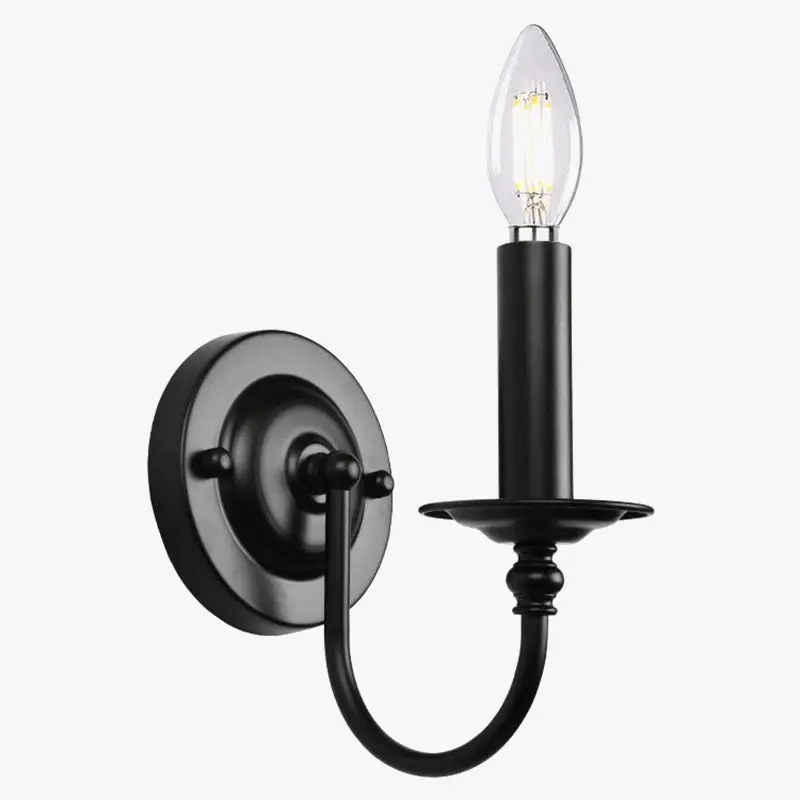 Vintage industrial iron wall light for various spaces Commander Vite