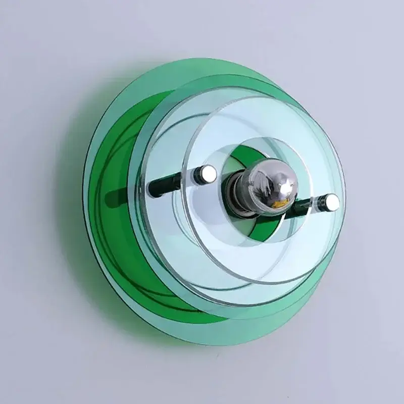 Antique bauhaus style decorative colourful wall light Haute Qualité