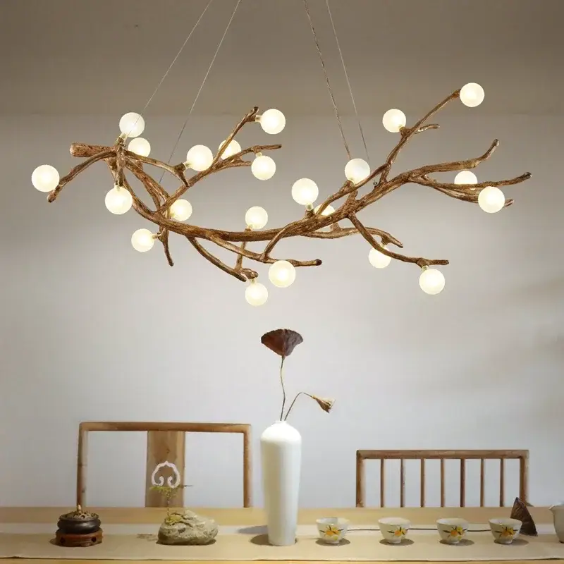 Offre Du Jour Vintage resin tree branch chandelier for interior decor