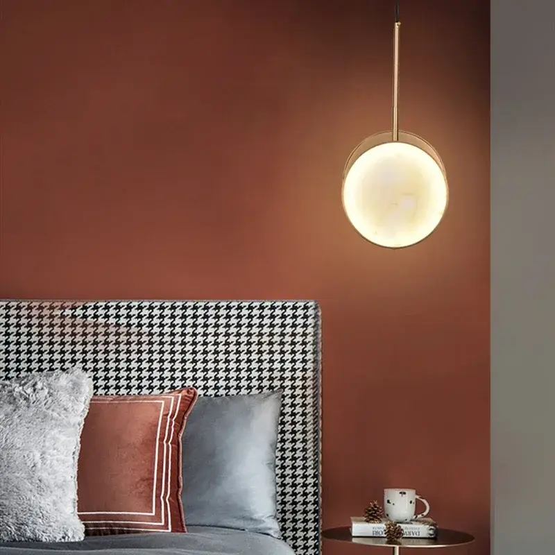 Double-sided marble chandelier for modern interior decoration Meilleur Choix