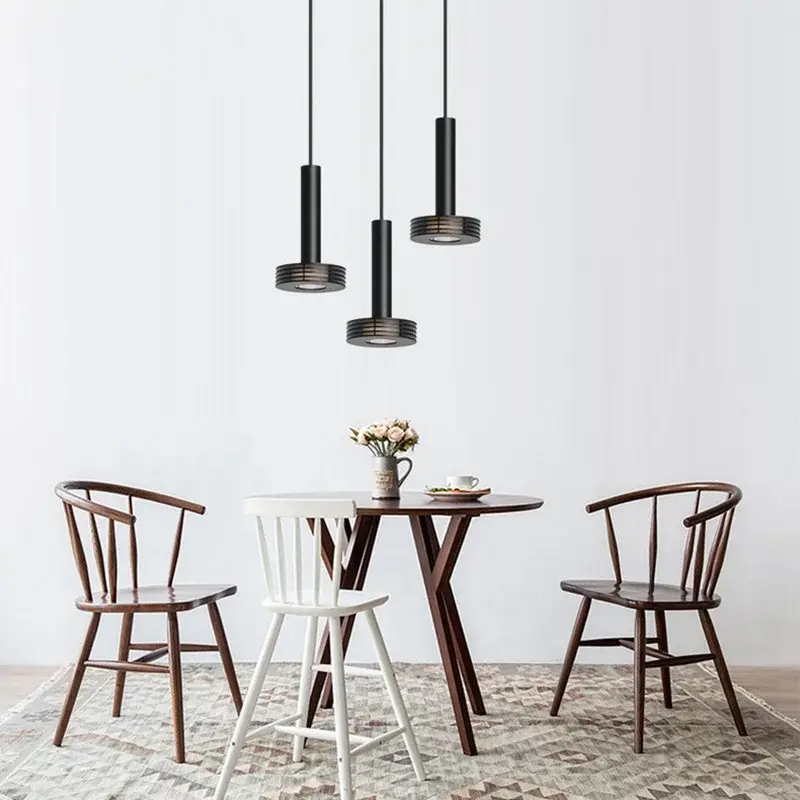 Nordic microphone-shaped pendant light for interior decoration Retour Gratuit