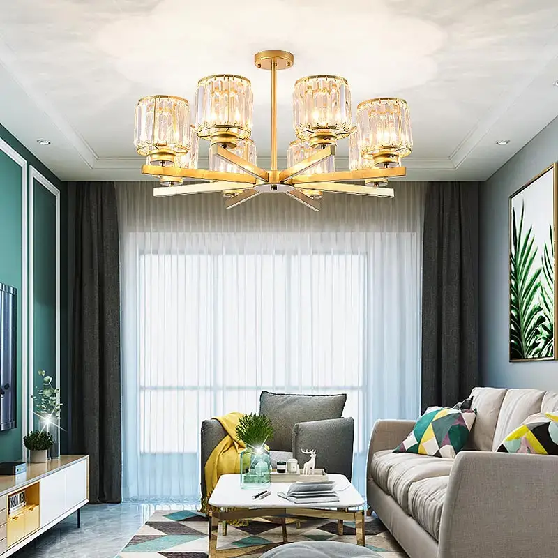 Meilleur Choix Modern crystal chandelier for elegant indoor lighting