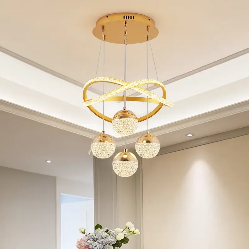 Modern circular dimmable chandelier for interior decoration Petit Prix