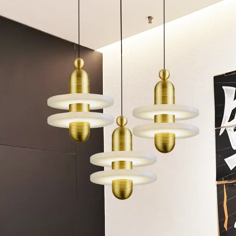 Populaire Nordic design natural marble chandelier for elegant interiors