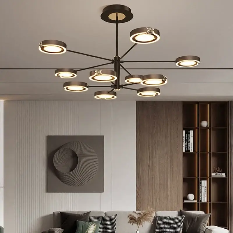 Modern led pendant light with elegant minimalist design for interiors Prix Bas