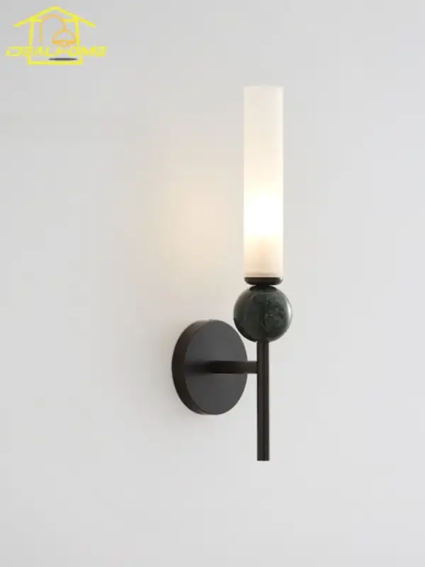 Bon Marché Designer marble and copper wall light for modern interiors
