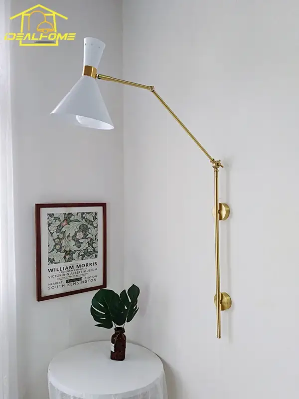 Luxury swivel brass industrial design wall light Offre Exclusive
