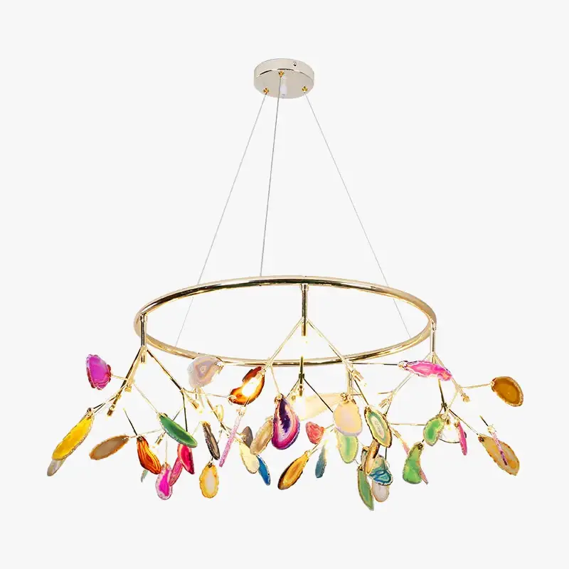 Expédié Aujourd'hui Modern agate pendant light nordic design for interior decor