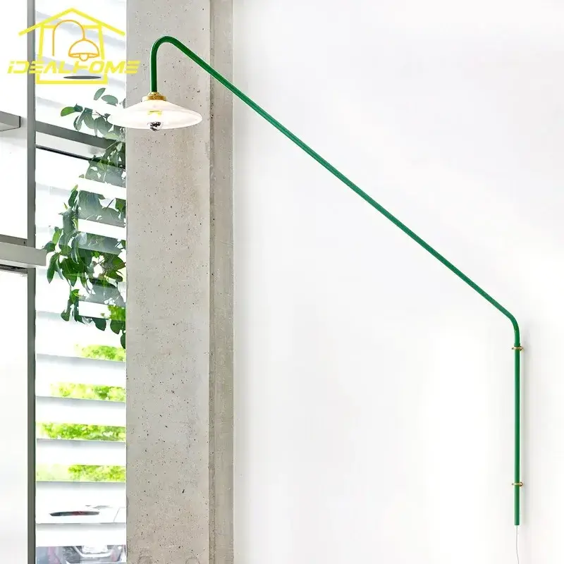 Bon Marché Minimalist industrial style colourful rotating led wall light