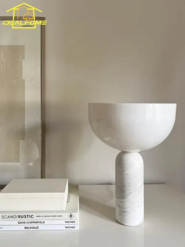 Danish design marble mushroom table lamp minimalist led Marque