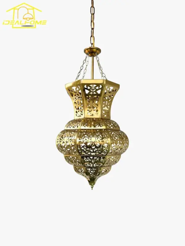 Offre Spéciale Moroccan retro carved pendant light in exotic style
