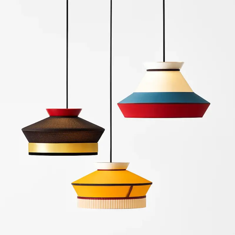Nouvelle Collection Minimalist wabi-sabi fabric decorative pendant light for modern int…