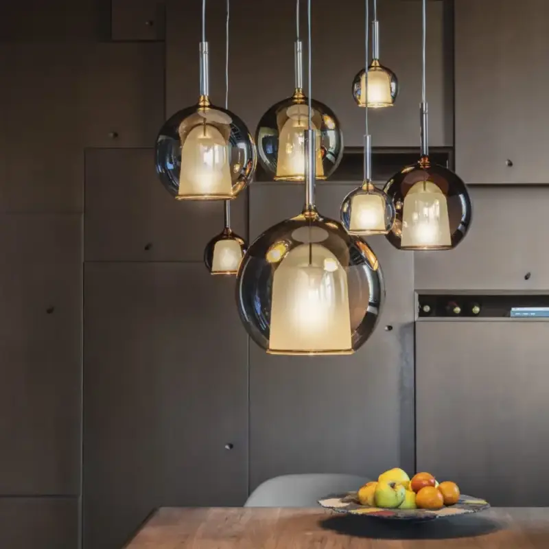 Penta glo glass led pendant light for indoor decoration Seulement Aujourd&rsquo;hui