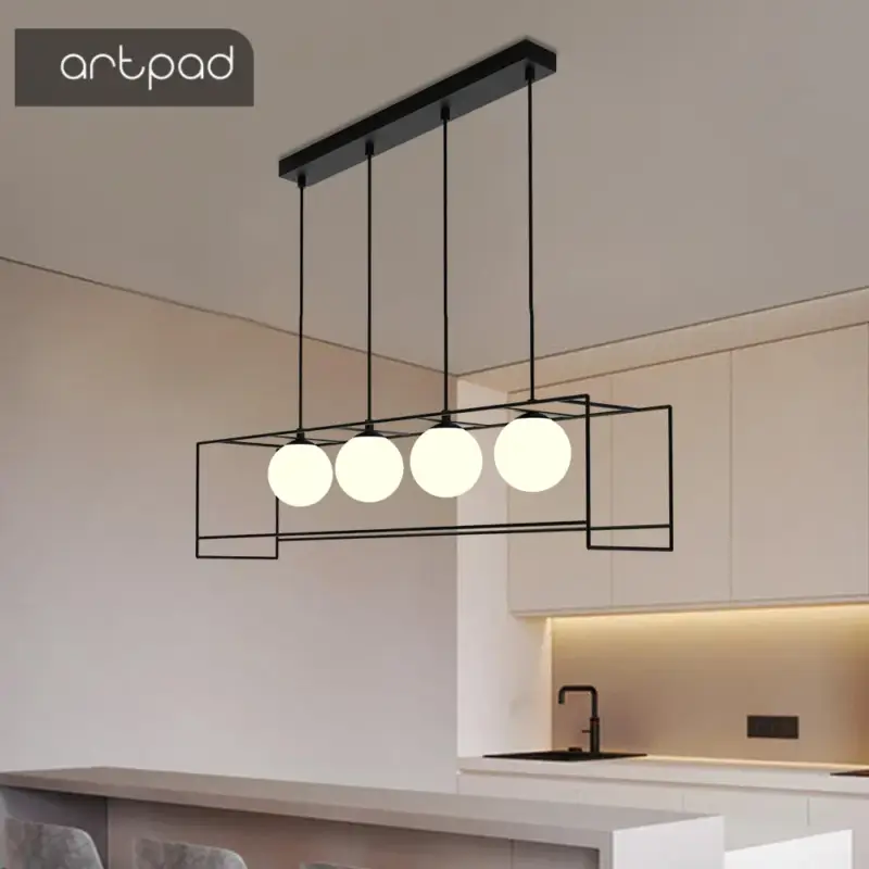 Modern pendant light with adjustable cable and led bulb Acheter En Ligne