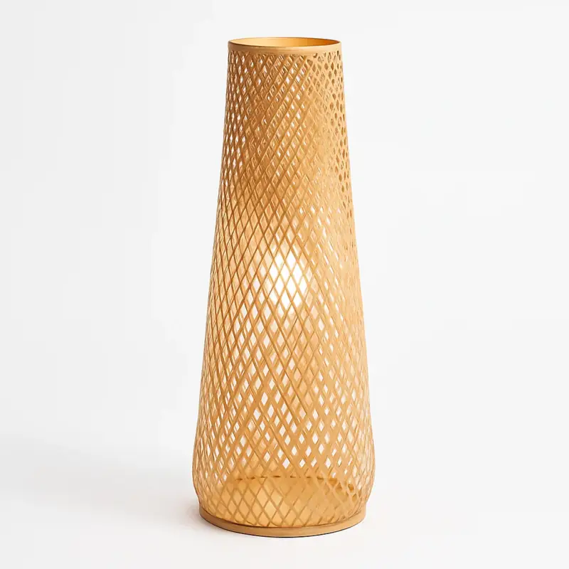 Satisfait Ou Remboursé Japanese zen bamboo floor lamp for interior decoration