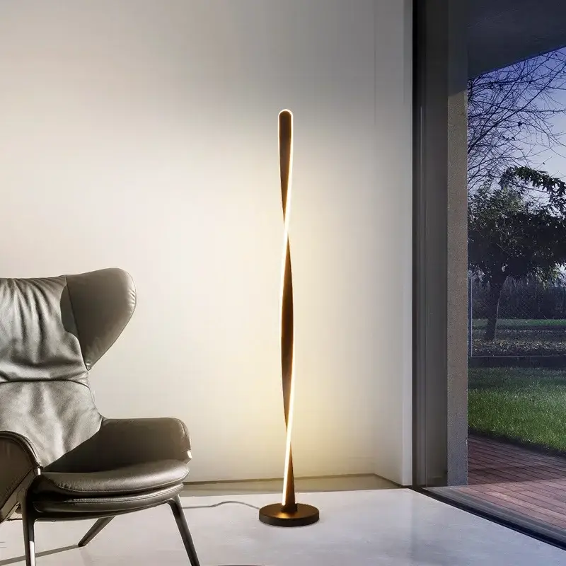 Creative rotating floor lamp with super bright led lighting Haute Qualité