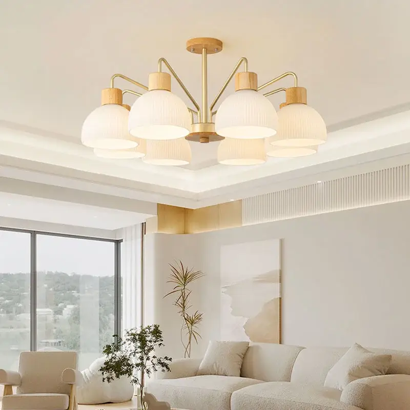 Achetez Aujourd'hui Modern wooden chandelier for elegant and contemporary interior decor