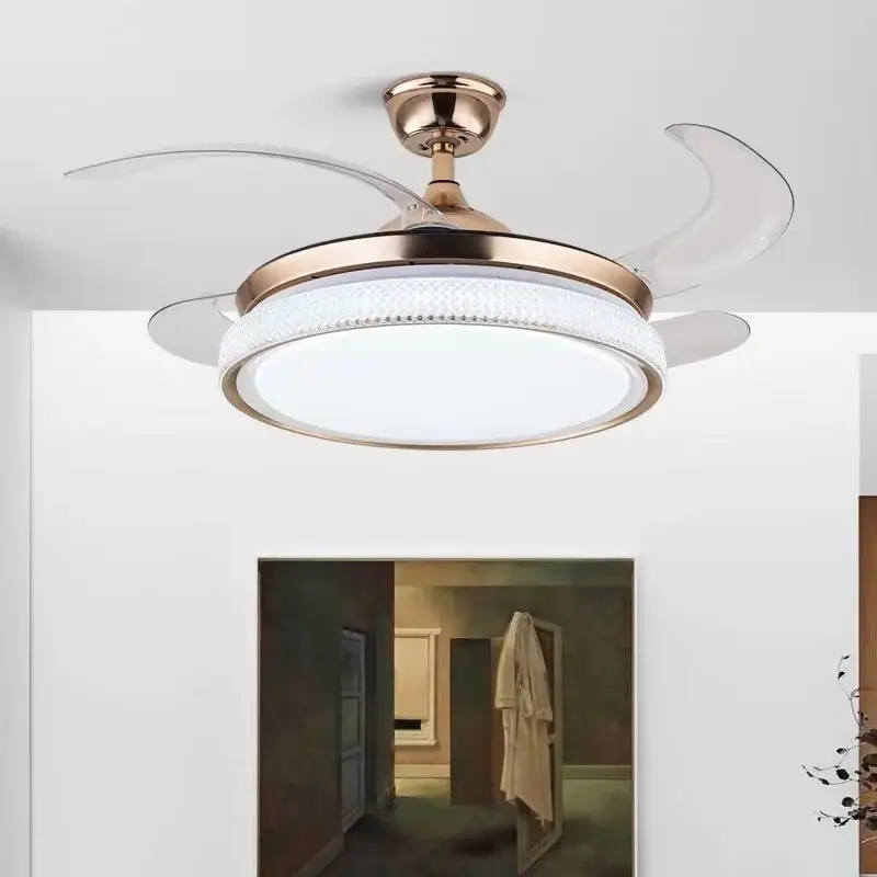 Commander Vite Modern smart led ceiling light with retractable blades