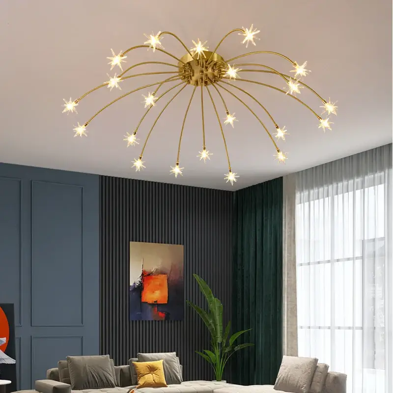 Modern minimalist nordic chandelier creative led lighting Promotion Saisonnière