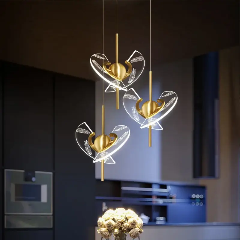 Vente Flash Modern copper chandelier for creative and elegant interior decoration