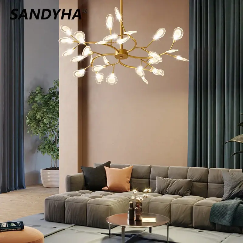 Modern simple chandelier with creative design for interior decor Usine Directe