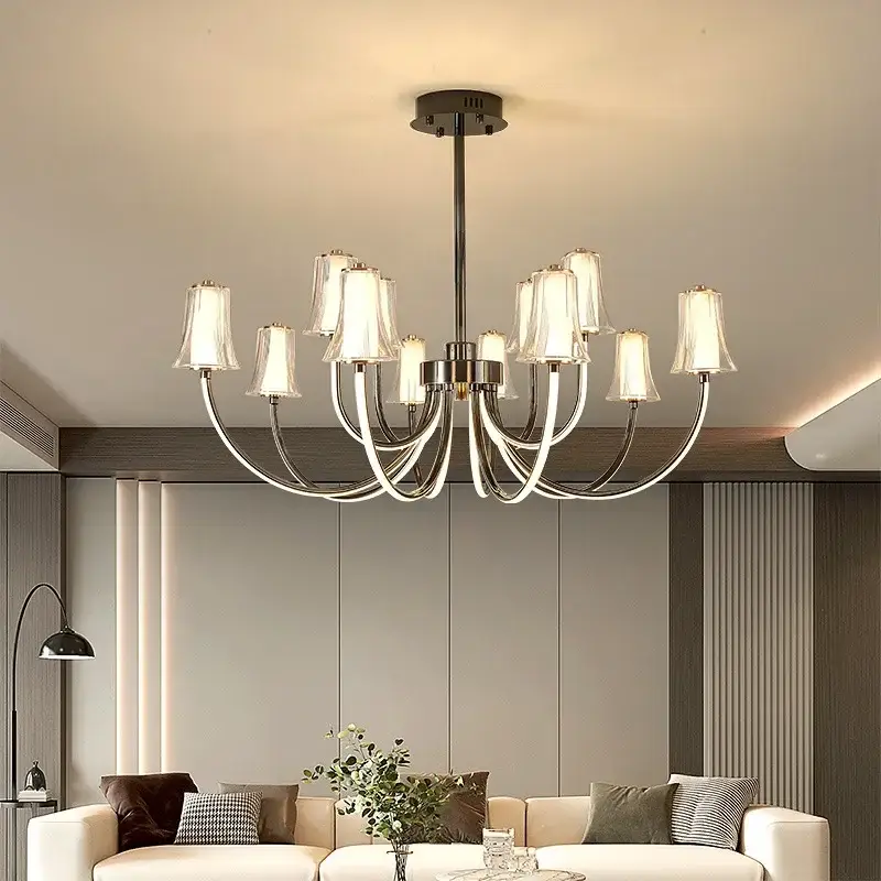 Postmodern minimalist design led chandelier for elegant interiors Authentique