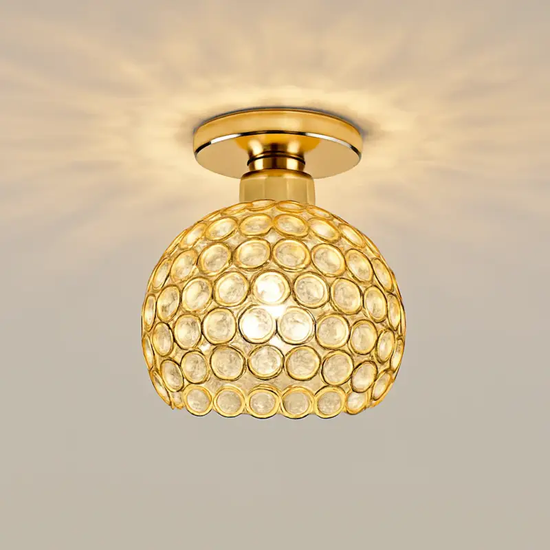 Offre Du Jour Modern crystal ceiling light for elegant interior decor