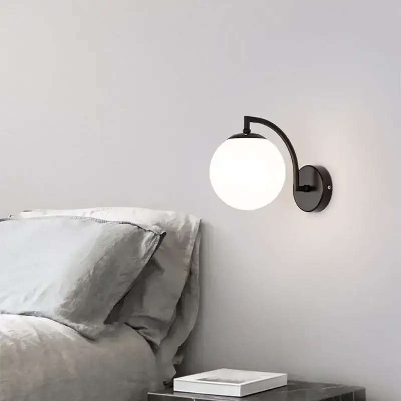 Nouvelle Collection Nordic minimalist glass ball wall light for home