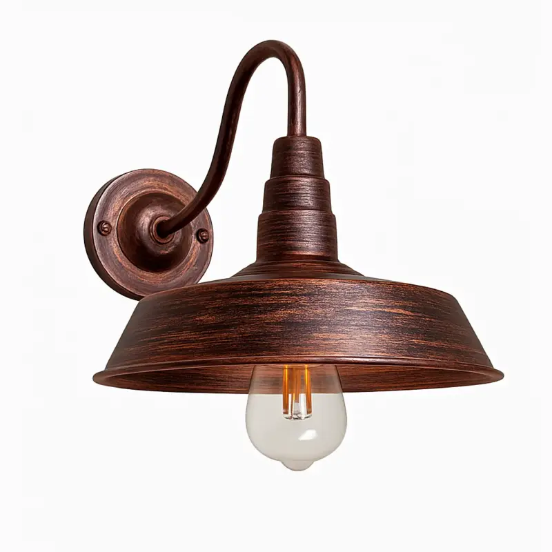 Retro industrial style wall light for indoor and outdoor use Top Vente