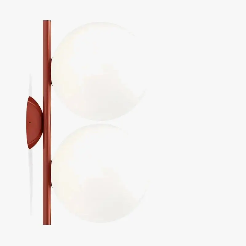 Artistic double globe glass designer wall light Affaire À Saisir