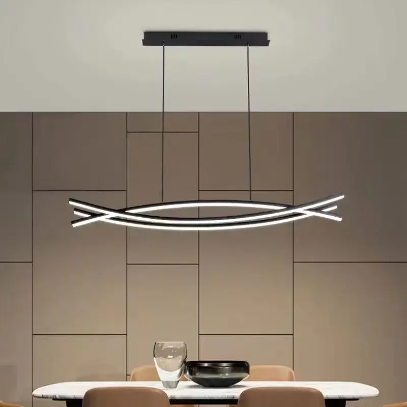 Paiement Sécurisé Modern adjustable height aluminium led chandelier