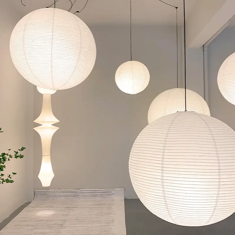 Usine Directe Danish paper pendant light vintage design for interior decor