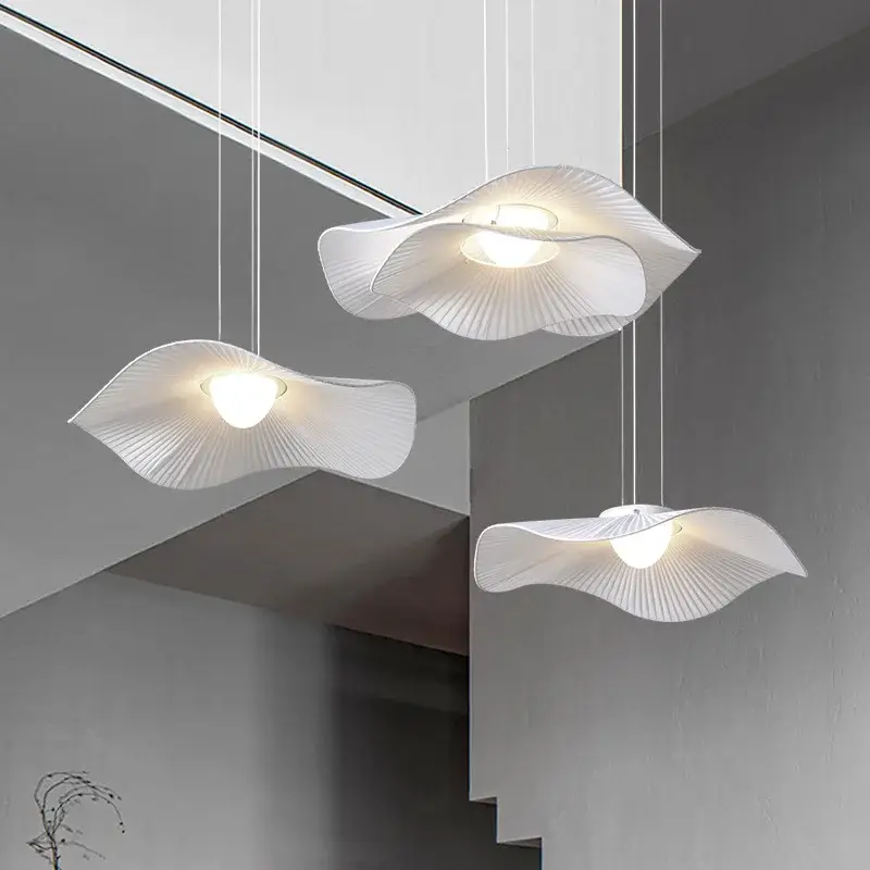 Nordic lotus designer chandelier modern led indoor lighting Meilleur Prix