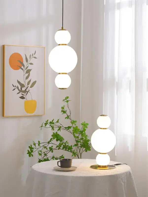 Paiement Sécurisé Modern white glass chandelier for interior decoration