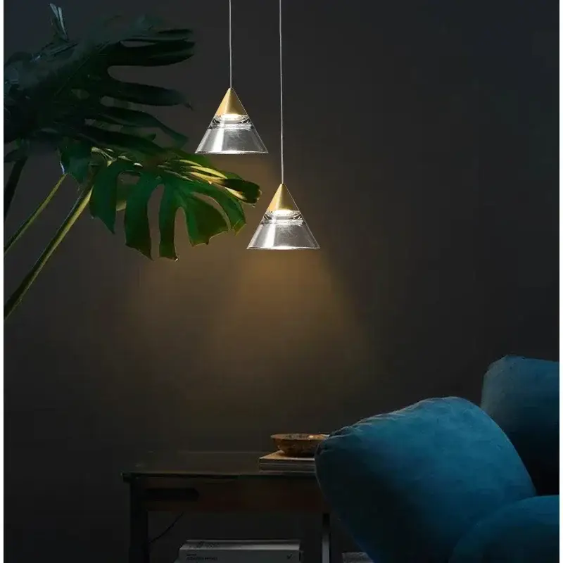 Retour Gratuit Industrial pendant light fixtures gold finish kitchen ceiling light…