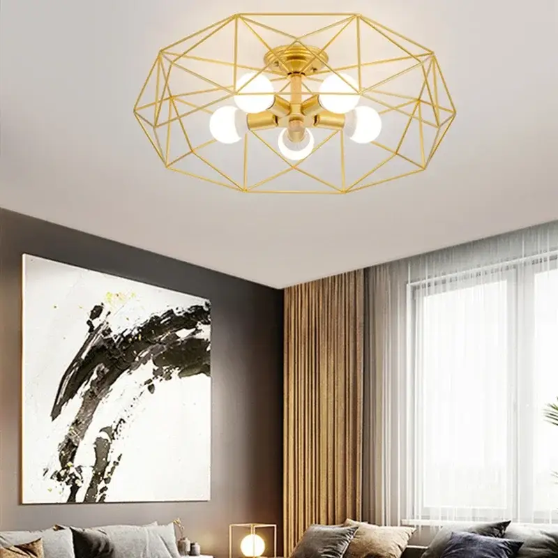 Achetez Aujourd&rsquo;hui Hot sale multiple heads geometric led ceiling lamp for kitchen item…