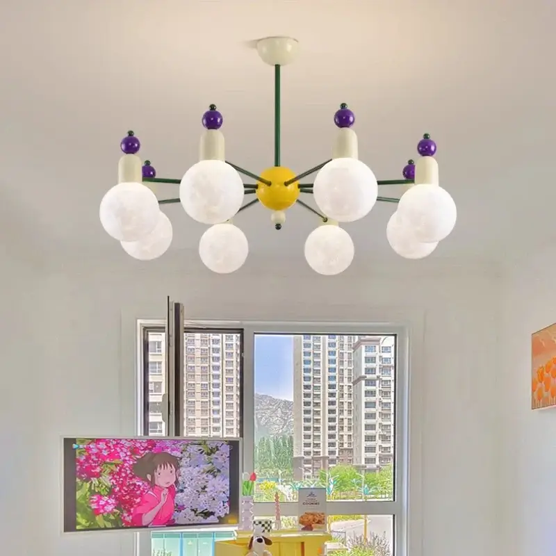 Prix Bas Modern chandelier for children's room nordic design bright and …