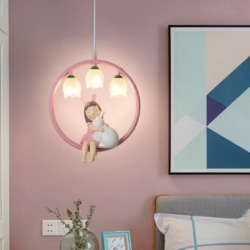 Retour Gratuit Cute pendant light for modern little girl's bedroom