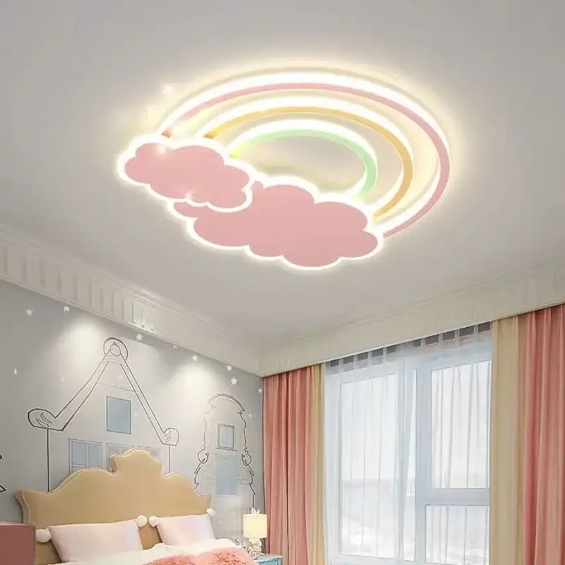 Acheter En Ligne Rainbow cloud ceiling light for a decorative and cosy children'…