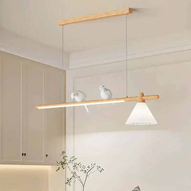 Modern wooden chandelier creative pendant light for home decor Dernier Modèle