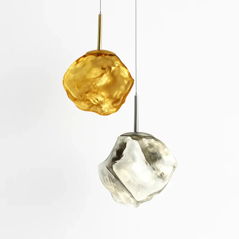 Prix Réduit Nordic decorative led glass pendant light for interiors